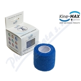 Kine-MAX Cohesive elast. samofix.  2. 5cmx4. 5m modré