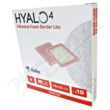 Hyalo4 Silic. Adhes. Border Lite Foam dr. 10x10-10ks