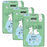Muumi Baby Pants 6 Junior 12-20kg eko plen. 3x36kg