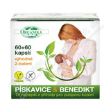 ORGANIKA Pskavice&Benedikt 500mg cps. 2x60