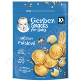 Gerber Snacks máslové sušenky 180g 10M