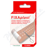 FIXAplast CLASSIC tex. náplast s polštářkem 1mx8cm